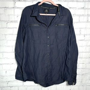 Rock & Republic Men’s Button Down 100% Cotton